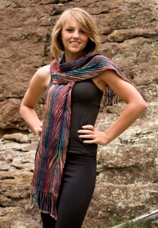 Scarf - 10x78 - Color: Alpine Glow